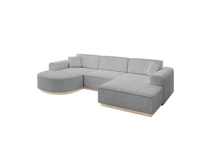WOHNLANDSCHAFT ARRIO-U1 303x171x83 cm Grau