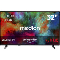 LIFE MD 832100 Android TV (2026), LED-Fernseher 80 cm (32 Zoll), schwarz