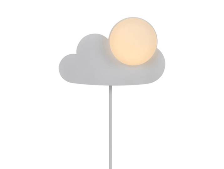 Applique murale nuage h23.8cm blanc
