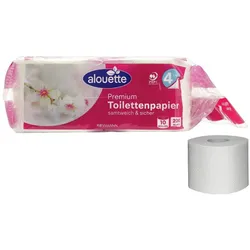 alouette Toilettenpapier Premium 4-lagig