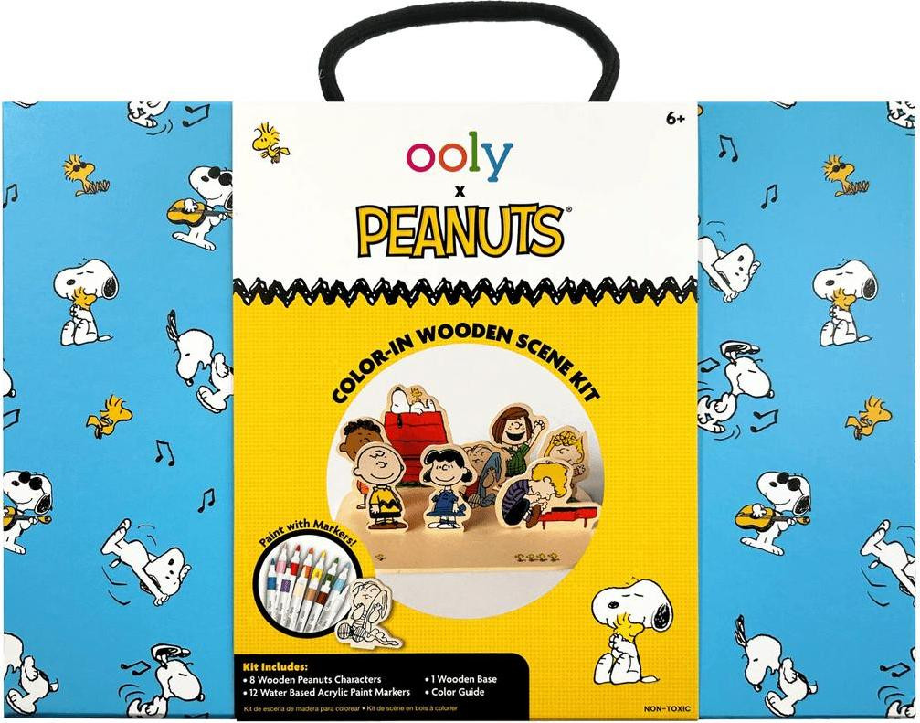 Ooly Peanuts Houten knutselset met Snoopy