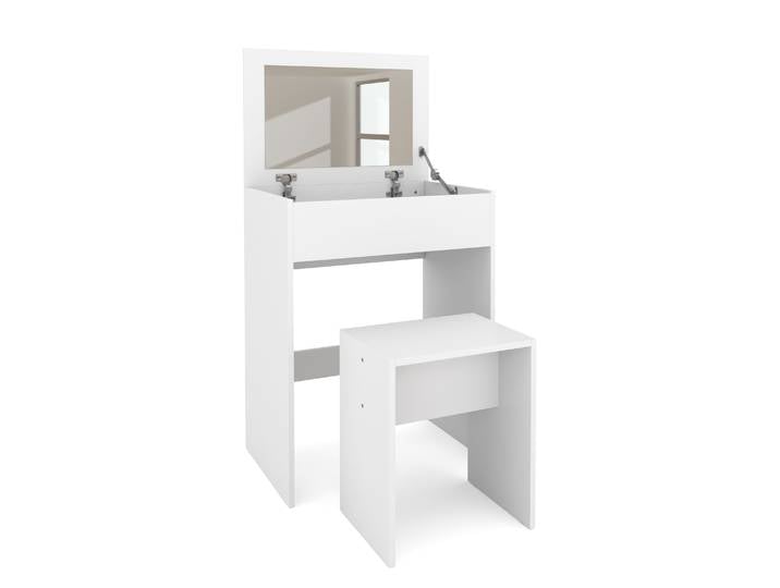 Schminktisch mit Hocker SUSAN weiss