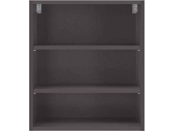 Hängeregal KOCHSTATION KS-Mali , grau (graphit), B:50cm H:57cm T:34cm, Regale, Hängeregal, Breite 50 cm