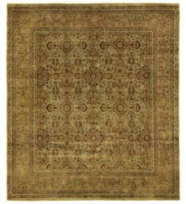 Exquisite Rugs Antique Weave Sultanabad hand-knotted New Zealand Wool Ivory/Gold Area Rug