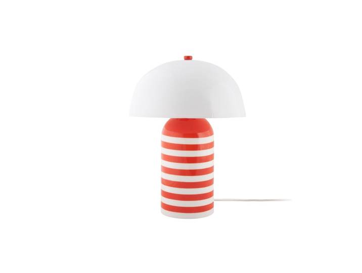 Lampe de table orange vif 23x23x30cm