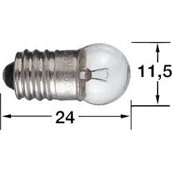 L 3626-RT - Taschenlampenbirne, E10, 3,5 V, rot