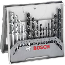 Bosch Accessories 2607017038 15teilig Universal-Bohrersortiment Metall, Stein, Beton, Holz, Mauerwerk 3 mm, 4 mm, 5 mm, 6 mm, 8 mm