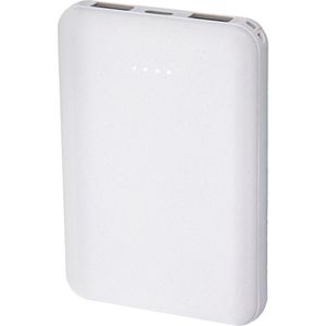 Böttcher-AG Powerbank Premium, 5000mAh, mit Status-LED, 2x USB-A, leicht & kompakt, Ladeleistung 10 Watt