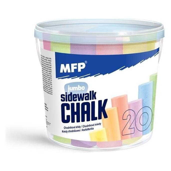MFP Paper Ovale Gehwegkreide, 20 Farben (20x) (47795243)
