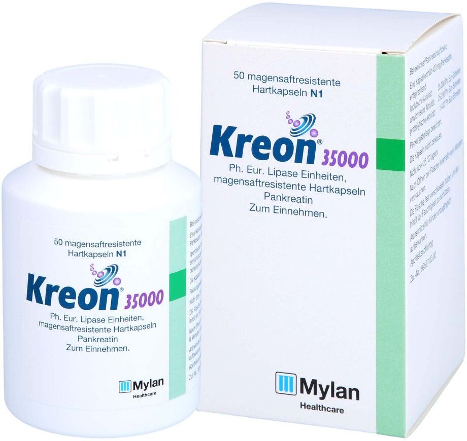 Kreon 35.000 Ph.eur.lipase Einheiten msr.Hartkaps. 50stk
