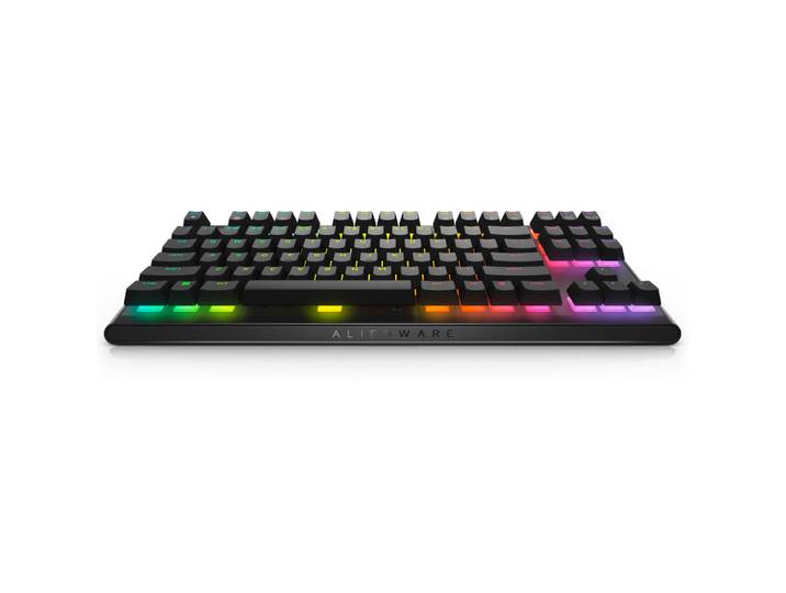 Alienware AW420K, Sans clé (80 - 87%), Avec fil, USB, Clavier mécanique, LED RGB, Noir AW420K-B-WW