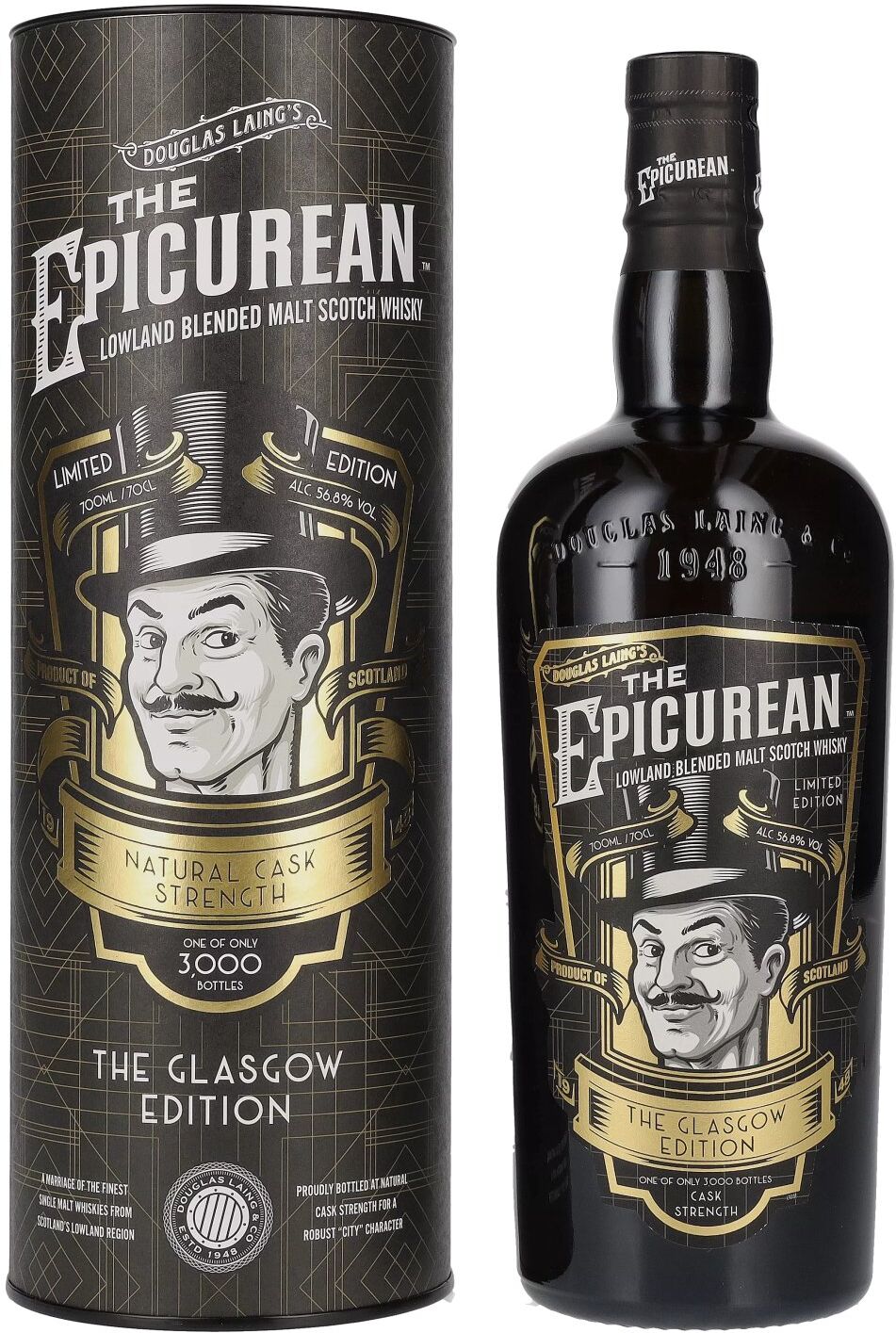 Douglas Laing & Co. Douglas Laing THE EPICUREAN Glasgow Limited Edition 2022 56,8% Vol. 0,7l in Geschenkbox