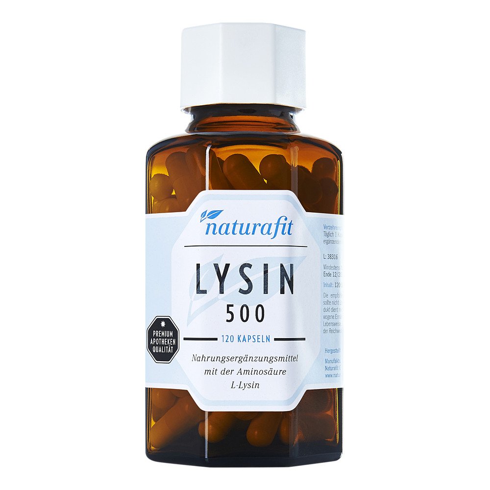 NaturaFit GmbH Naturafit Lysin 500 Kapseln 12516105