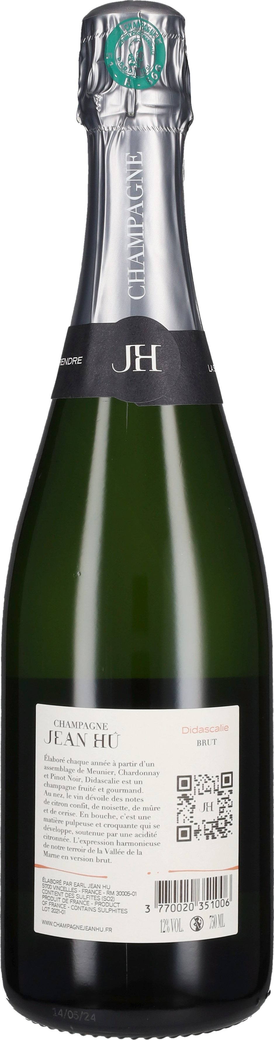 Champagne Brut 'Didascalie' Jean Hu