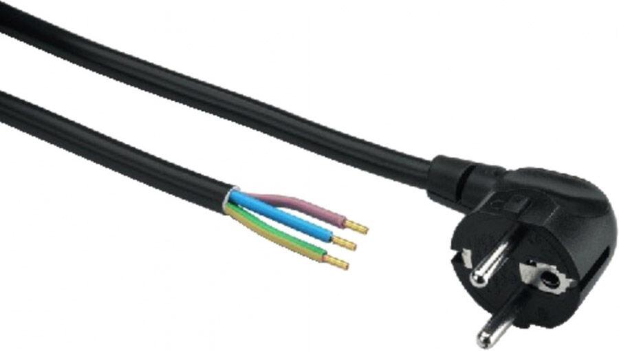 MONACOR Ac-210/sw Euro-Netzleitung