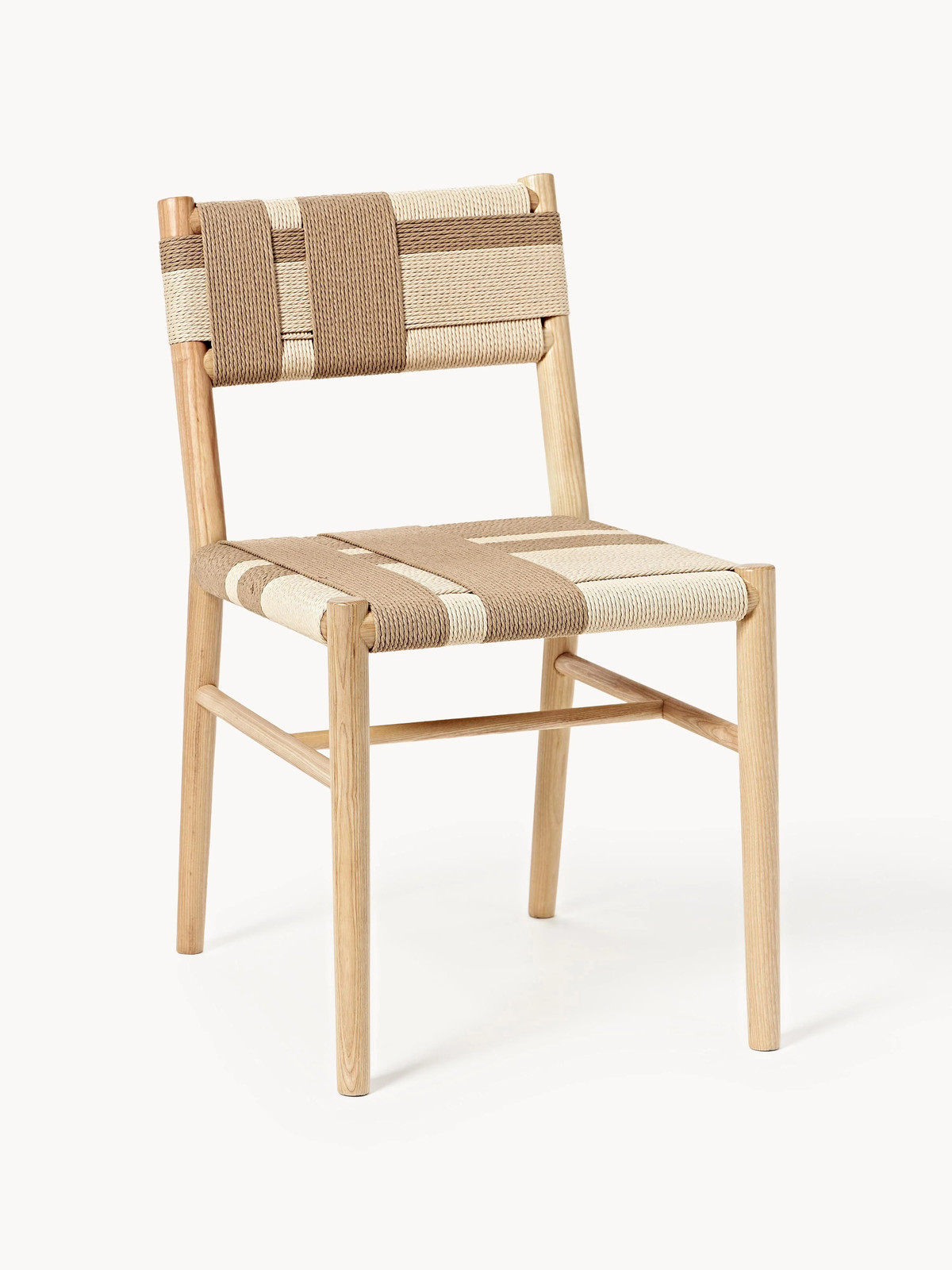 Westwing Collection Houten stoel Mani van essenhout