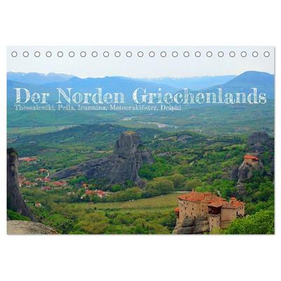 Der Norden Griechenlands (Tischkalender 2026 DIN A5 quer), CALVENDO Monatskalender