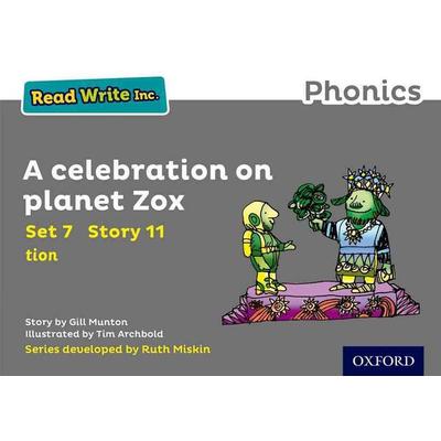 Read Write Inc. Phonics: A Celebration on Planet Zox (Grey Set 7 Storybook 11), Taschenbuch von Gill Munton, Oxford University Press,