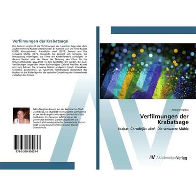 Verfilmungen der Krabatsage, Taschenbuch von Adéla Nerglová, AV Akademikerverlag, 978-3-330-52025-7