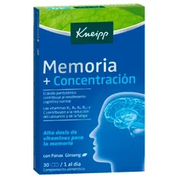 Kneipp Memory Concentration 30 Caps