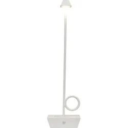 Broggi Lampada Bugia ricaricabile bianca