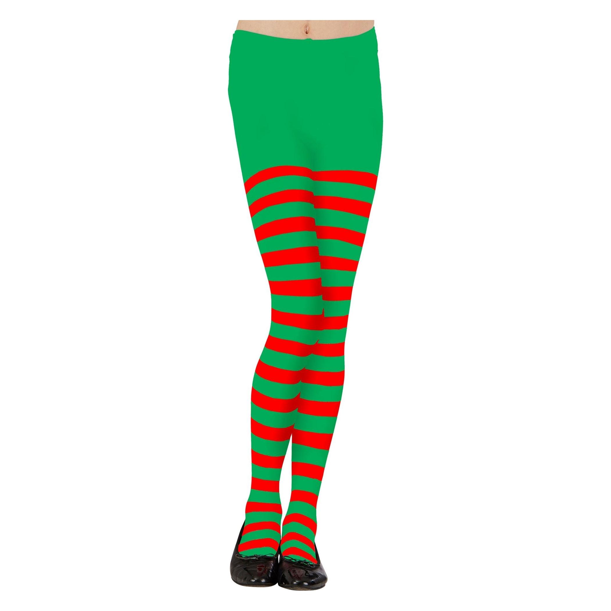 Widmann GRÜN-ROTE GESTREIFTE STRUMPFHOSE 70 DEN, 11-14 years (WI04804)