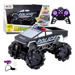 Lean Toys Geländewagen-Pickup-Truck, Polizei, ferngesteuert, mit RC-Lichtern und Rauch, Massstab 1:16 (65615765)