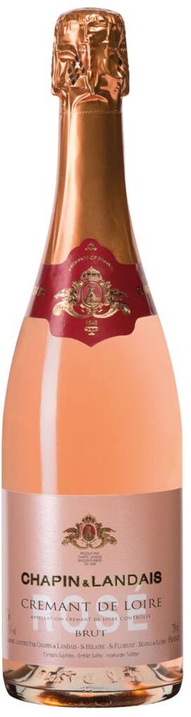 Cremant de Loire Brut Rosé Méthode Traditionelle  Chapin & Landais