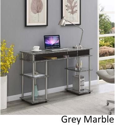 Convenience Concepts Designs2Go No Tools Student Desk with Shelves