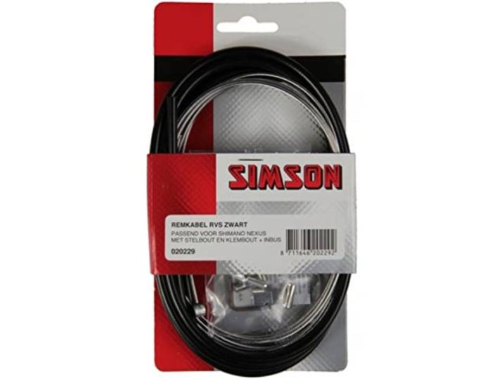 SimSon & Co. Fietsonderdelen Kabelset Shimano Nexus Roller Brake Zwart