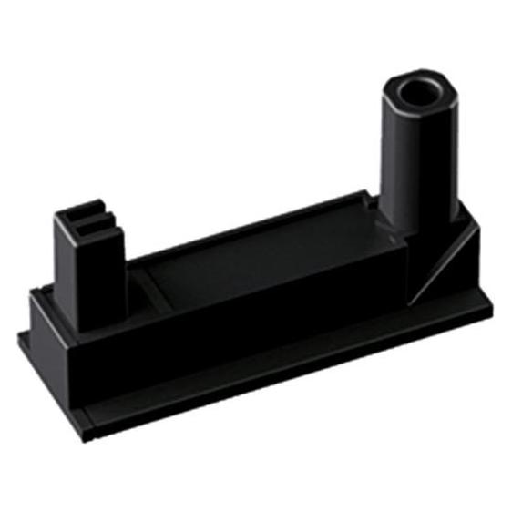 Bachmann DESK2 Klebesockel RAL9005 Schwarz 2 StUck (2x) (918.122)