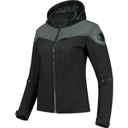 Rusty Stitches Ann, Textiljacke Damen - Schwarz/Lila/Grün - 44