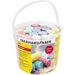 EBERHARD FABER Straßenmalkreide Glitzer Mehrfarbig