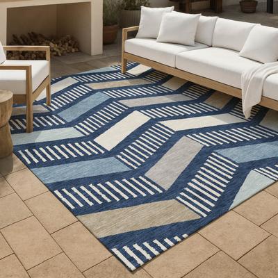 Addison Rugs Machine Washable Indoor/ Outdoor Modern Corinna Chantille Rug