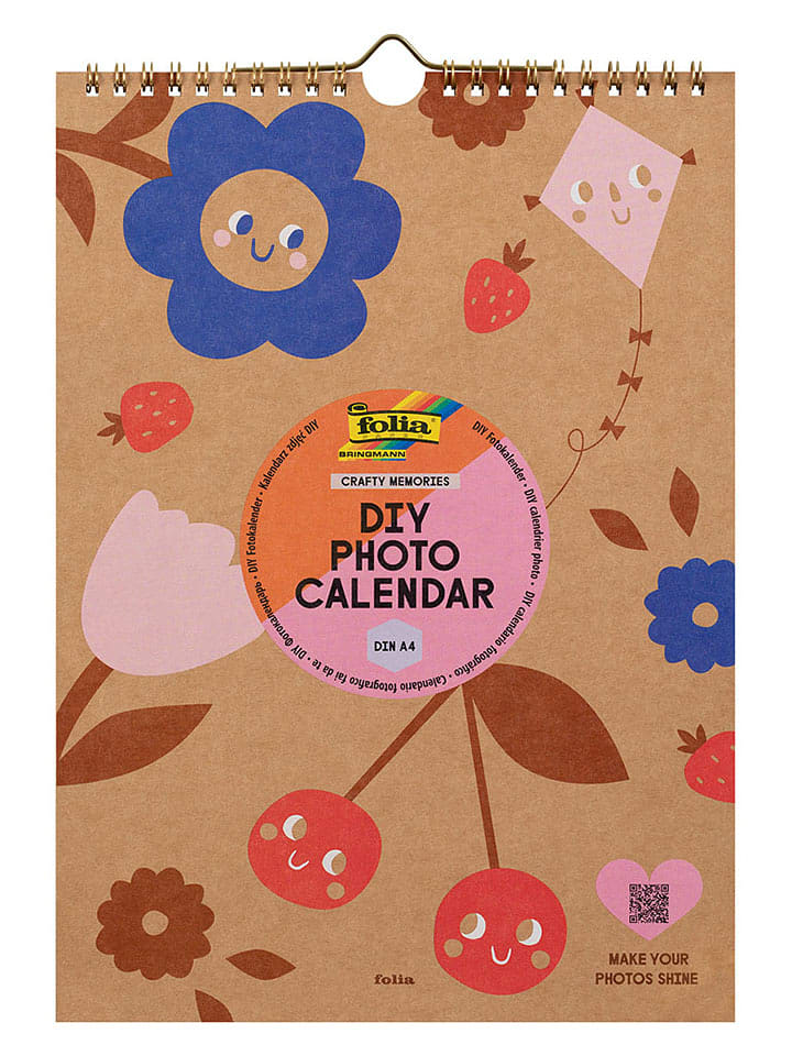 folia PAPER Fotokalender-Bastelset "Crafty Memories" - ab 3 Jahren - onesize