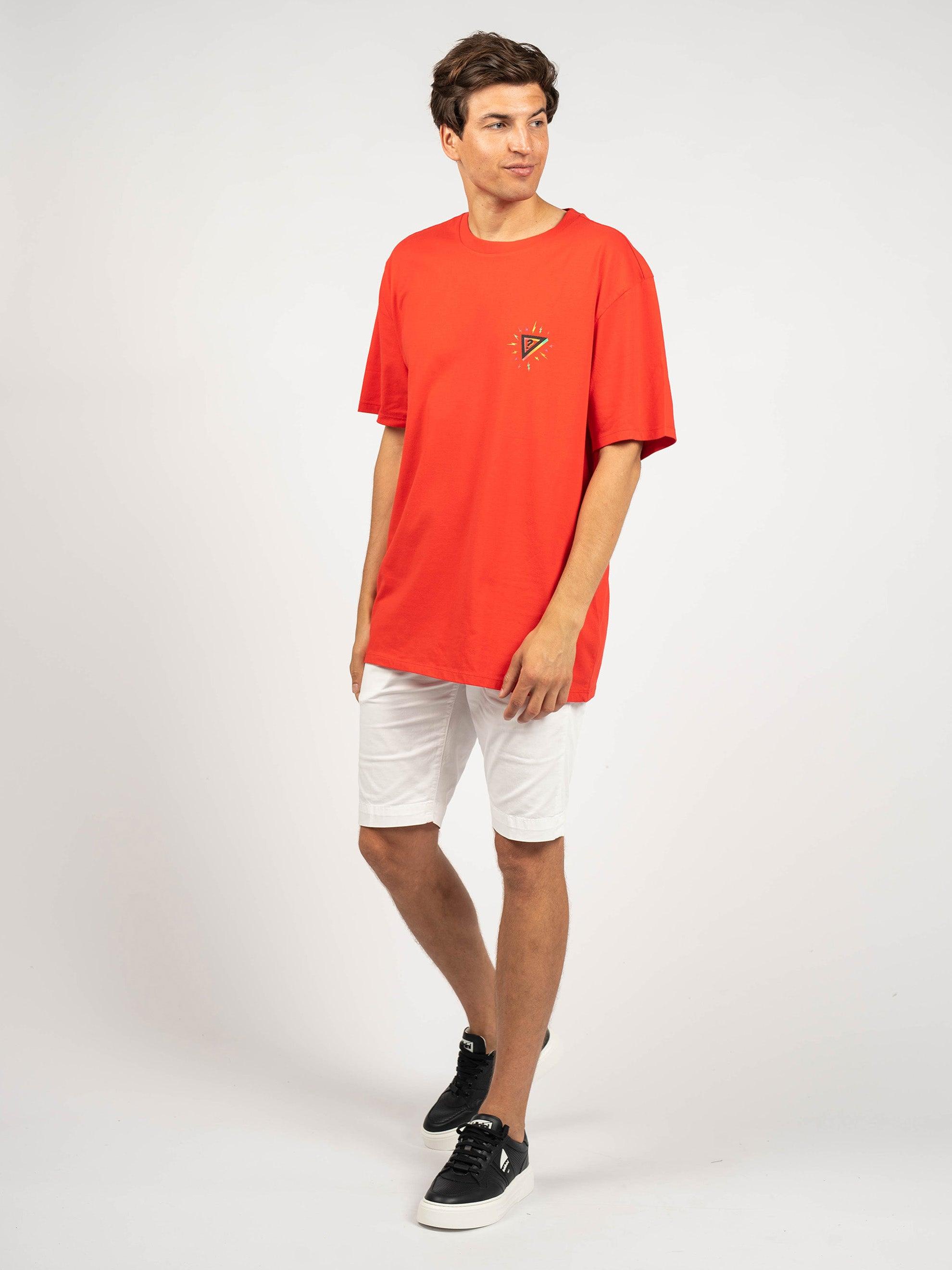 Guess T-Shirt Herren Rot