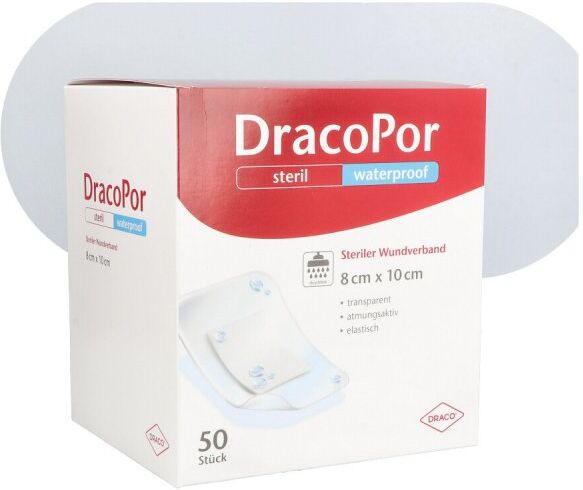 Dracopor waterproof Wundverband 8x10 cm steril