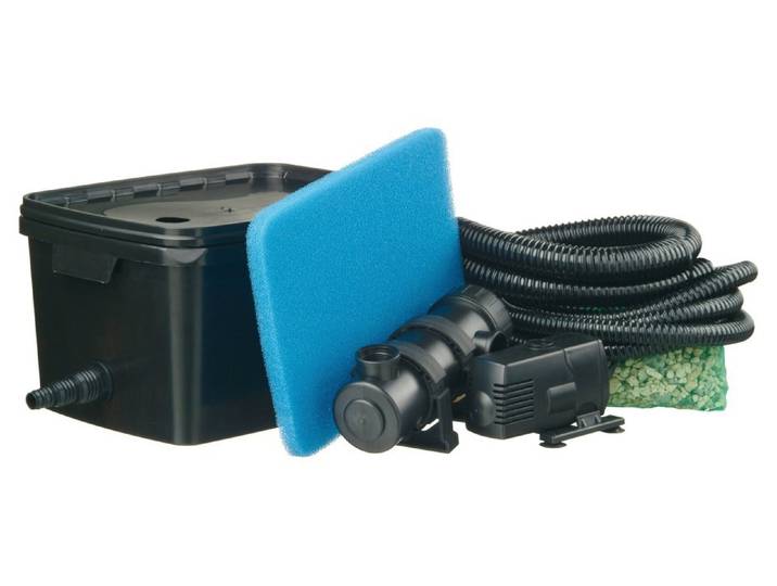 Teichfilter UBBINK Filtra Pure 2000 Plus , schwarz, B:40cm H:22cm L:30cm, Materialmix, Filteranlagen, Teichfilter