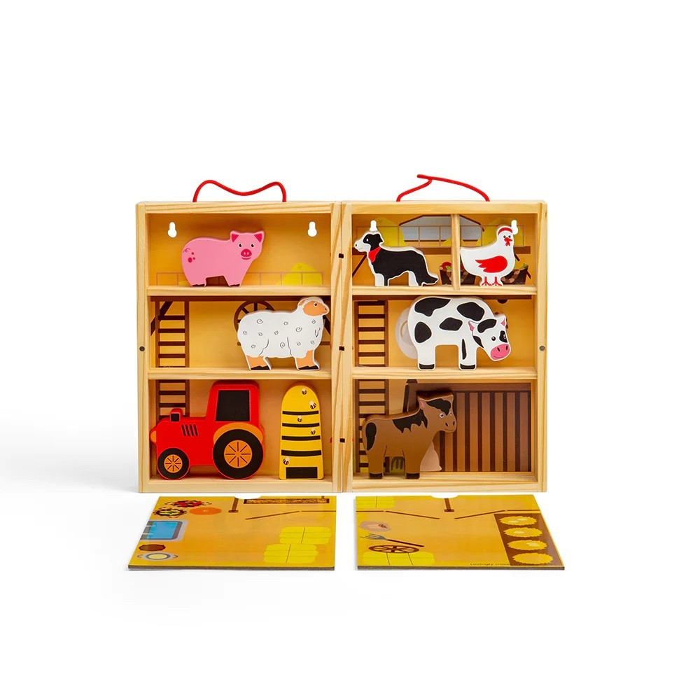 Bigjigs Toys Speelset Boerderij met dieren