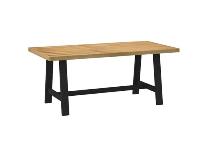 HEFZGDB Esstisch aus Massivholz Kiefer mit A-Form-Beine 180x90x75 cm für Esszimmer und Küche - Robuste Tischplatte und Stabile Konstruktion für Familientreffen und Dinnerpartys