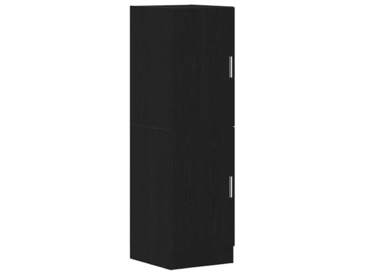 HKTMGDNG Küchenschrank Schwarz 38x41,5x131,5 cm Holzwerkstoff Schmaler Vorratsschrank für Küche, Büro und Schlafzimmer. Bietet viel Stauraum auf kleinster Stellfläche.