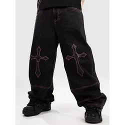 Ninth Hall Astray Cross Jeans pink cont blk Gr. 34