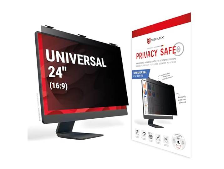 Magnetischer Blickschutzfilter für Desktop Monitor 24'' (16:9), abnehmbar