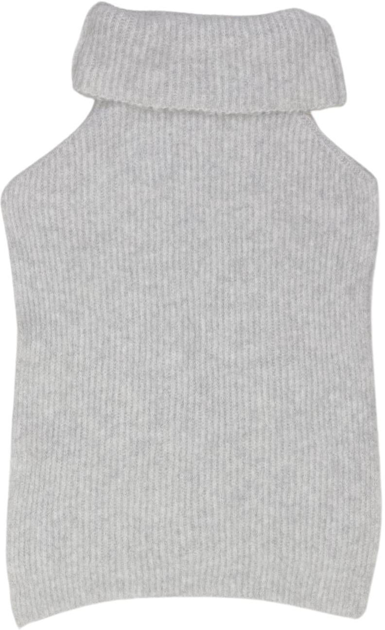 Kauf dich glucklich Damen Pullover, Grau, Gr. Onesize, Wolle / Synthetik / Elasthan - Second Hand