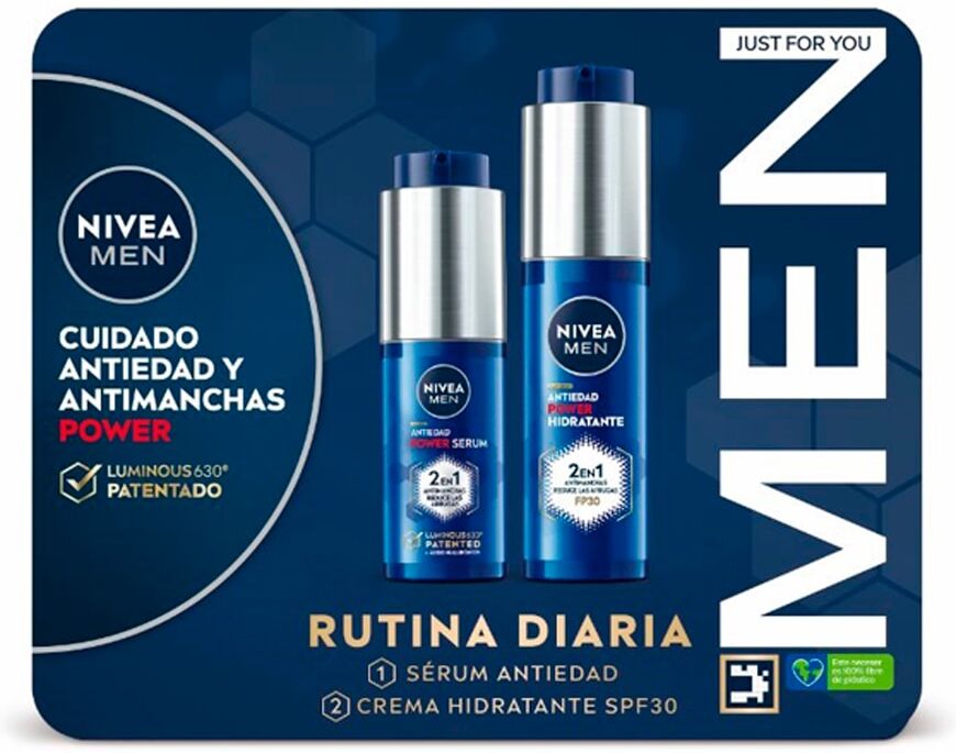 Nivea Pack Men Power Antiedad &amp; Antimanchas .