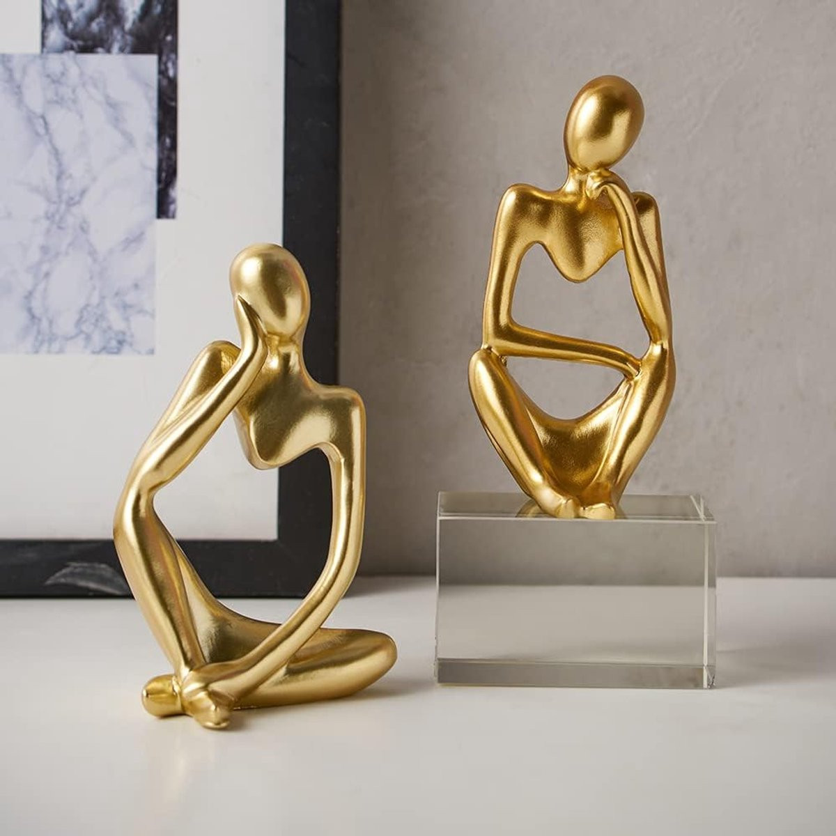 Modern Hars Standbeeld Plum - Kleine Ornamenten voor Woondecoratie