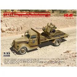 ICM Ford G917T Veicolo Antiaereo Truppe con Cannone Antiaereo 2 cm Flak 38