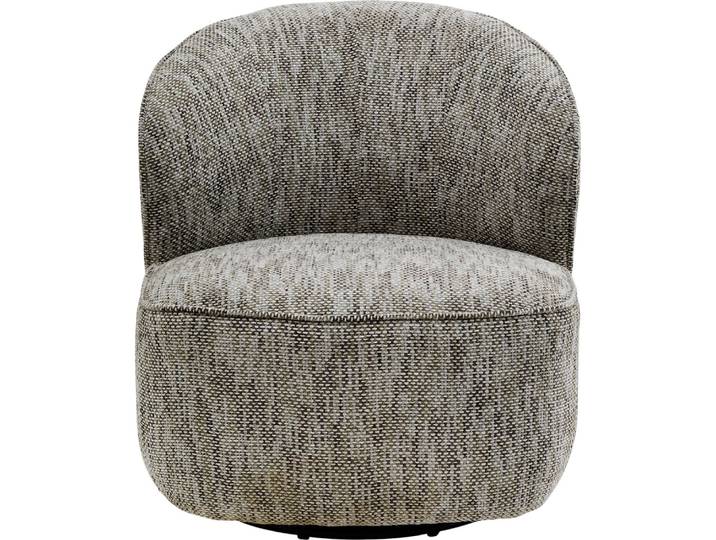 Fauteuil pivotant en polyester tressé gris
