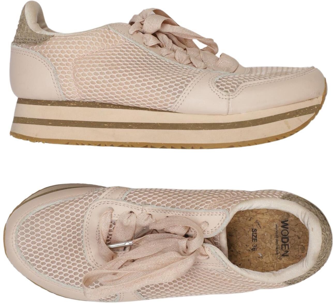 Woden Mädchen Kinderschuh, Pink, Gr. EU 36, kein / Etikett - Second Hand
