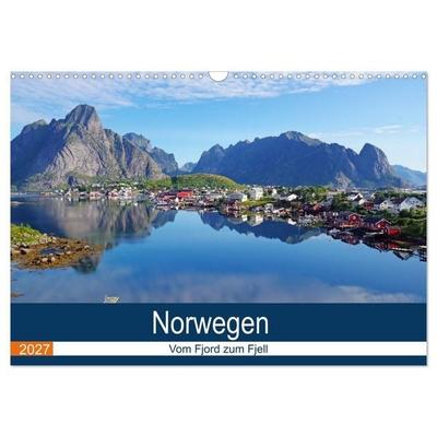 Norwegen 2027 - vom Fjord zum Fjell (Wandkalender 2027 DIN A3 quer), CALVENDO Monatskalender